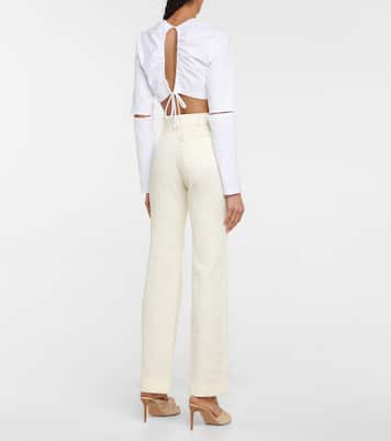 Le Tshirt Piccola crop top | Jacquemus