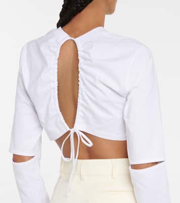 Le Tshirt Piccola crop top | Jacquemus