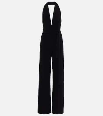 Halterneck jersey jumpsuit | Norma Kamali