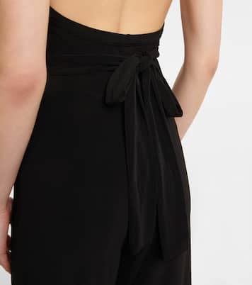 Halterneck jersey jumpsuit | Norma Kamali