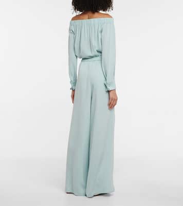 Pantalon ample Leisure Pedaggi en soie | Max Mara