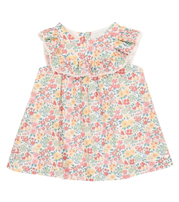 Baby Liberty ruffled cotton dress | Tartine et Chocolat