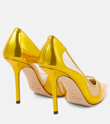 Salones Love 100 de piel metalizada | Jimmy Choo