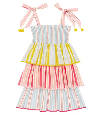 Robe Pattie rayée en coton | Zimmermann Kids