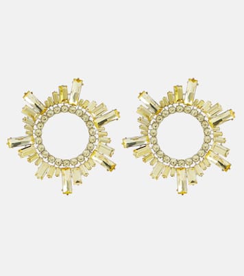 Boucles d’oreilles Begum à cristaux | Amina Muaddi