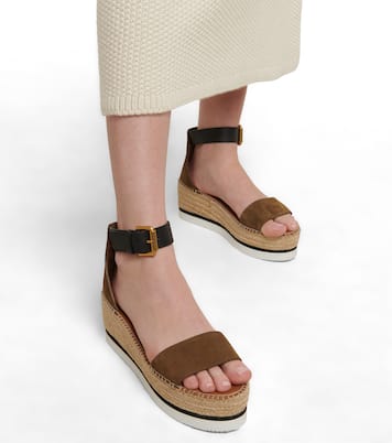 Espadrilles Glyn aus Veloursleder | See By Chloé