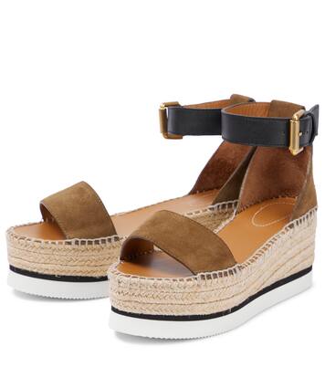 Espadrilles Glyn aus Veloursleder | See By Chloé