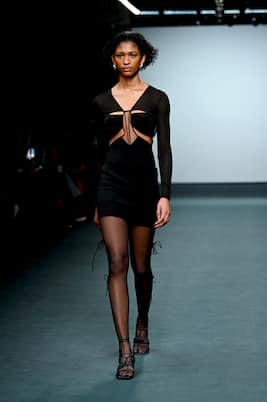 Cutout jersey minidress | Nensi Dojaka