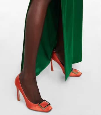 Trompette satin pumps | Roger Vivier
