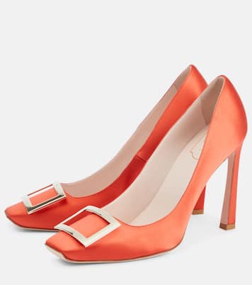 Trompette satin pumps | Roger Vivier