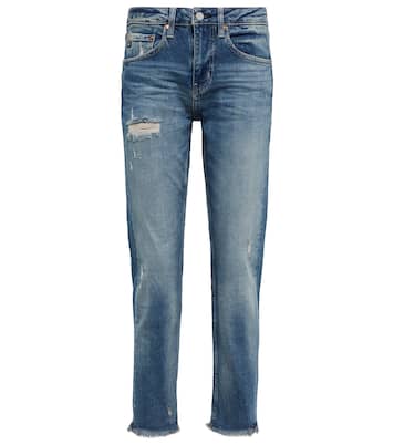 Jeans cropped Ex-boyfriend de tiro medio | AG Jeans