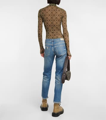 Jeans cropped Ex-boyfriend de tiro medio | AG Jeans