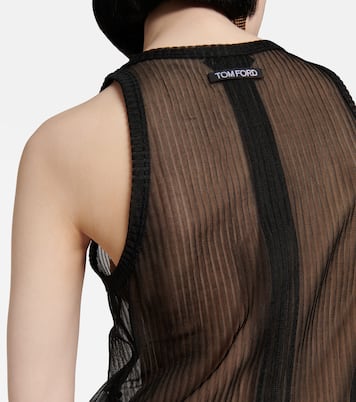 Tank top de jersey semitransparente | Tom Ford