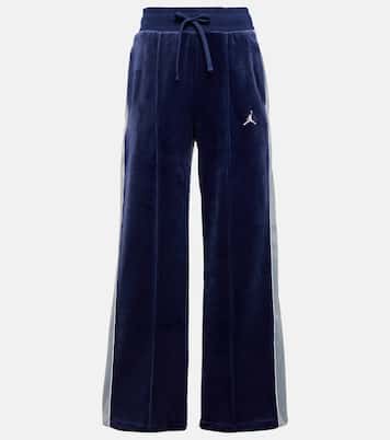 Air Jordan velvet sweatpants in blue Nike Mytheresa