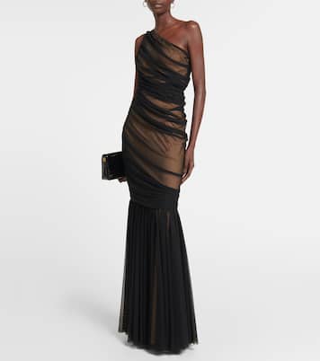 Diana ruched fishtail gown | Norma Kamali