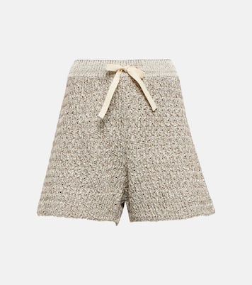 Shorts in misto cotone a maglie larghe | Jil Sander
