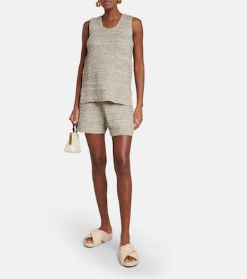 Shorts in misto cotone a maglie larghe | Jil Sander
