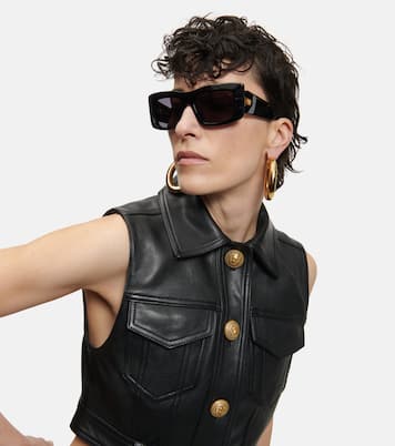Occhiali da sole squadrati Envie in acetato | Balmain