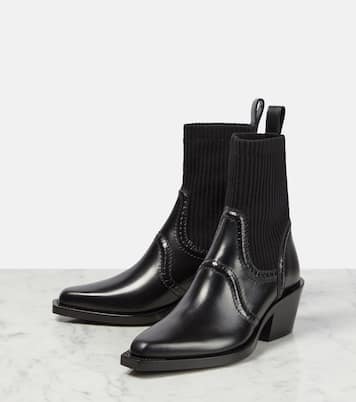 Nellie leather ankle boots | Chloé