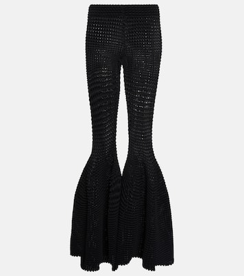 Pantalones flared de tiro alto | Alaïa