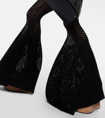 Pantalones flared de tiro alto | Alaïa