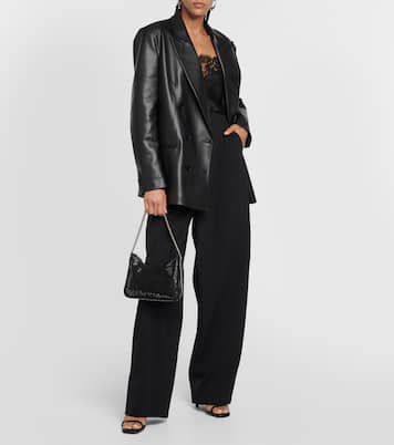 Pantalon tapered à taille haute en laine | Stella McCartney