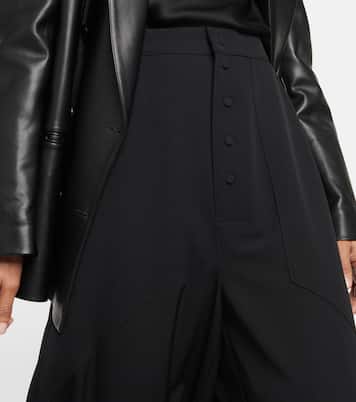 Pantalon tapered à taille haute en laine | Stella McCartney