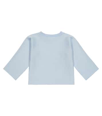 Sudadera de algodón y lana estampada | Stella McCartney Kids