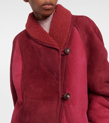 Chaqueta Abeni de ante con borrego | Marant Etoile