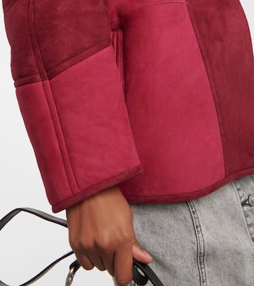 Chaqueta Abeni de ante con borrego | Marant Etoile