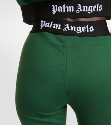 Pantalones flared en jersey de algodón | Palm Angels