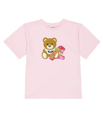 Camiseta en mezcla de algodón | Moschino Kids
