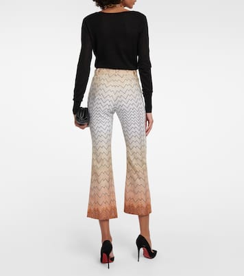 Zig Zag jersey flared pants | Missoni