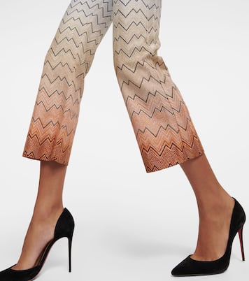 Zig Zag jersey flared pants | Missoni