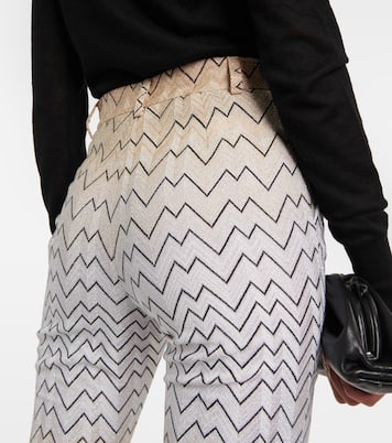 Zig Zag jersey flared pants | Missoni