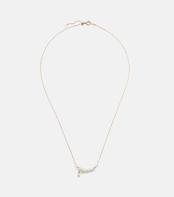 Collier Gradient en or 18 ct, diamants et perles | Persée