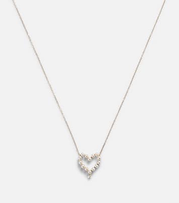 Collier en or 18 ct, diamants et perles | Persée