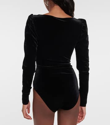 Body aus Samt | Ganni