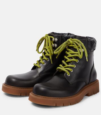 Botas con cordones Haddock de piel | Bottega Veneta