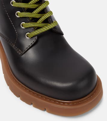 Botas con cordones Haddock de piel | Bottega Veneta