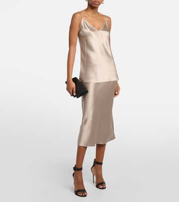 Gonna sottoveste Isaak in raso di seta | Joseph