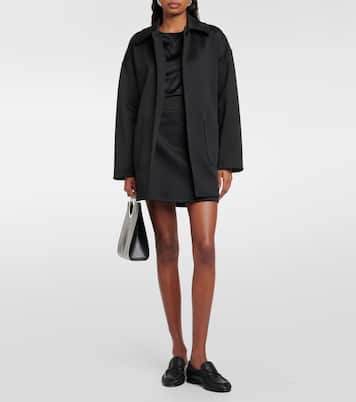 Rauche neoprene belted minidress | Max Mara