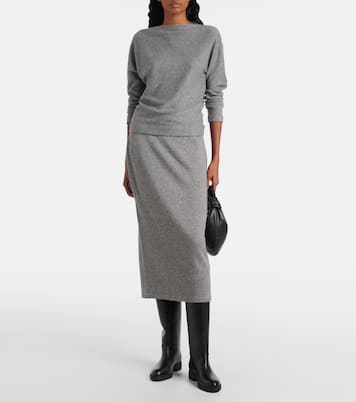 Jersey midi skirt | Vince