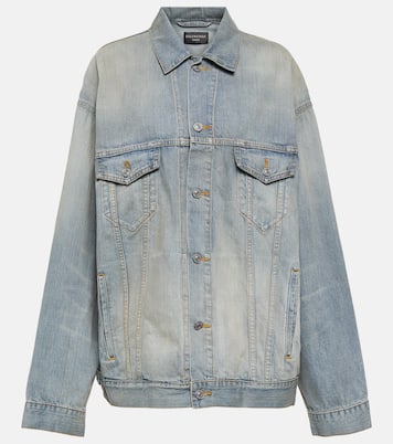 Oversize-Jeansjacke Paris Tropical | Balenciaga