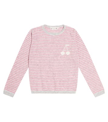 Pull Brunelle en intarsia de cachemire | Bonpoint