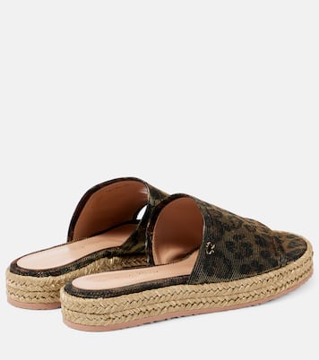 Sandali espadrillas con stampa leopardata | Gianvito Rossi