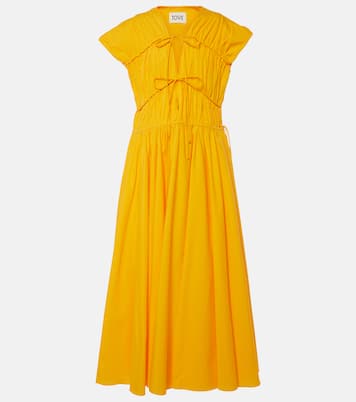 Ceres gathered cotton midi dress | Tove