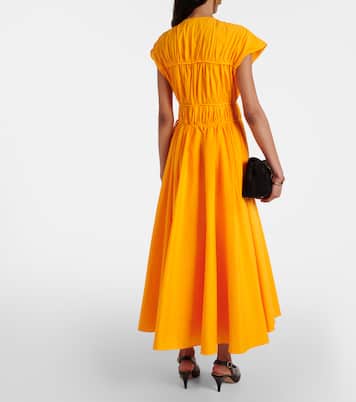 Ceres gathered cotton midi dress | Tove