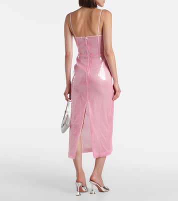 Midikleid mit Pailletten | David Koma