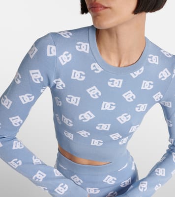 Jersey cropped con logo | Dolce&Gabbana